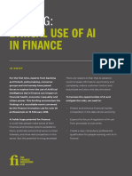 Briefing Ethical Use of AI in Finance 2