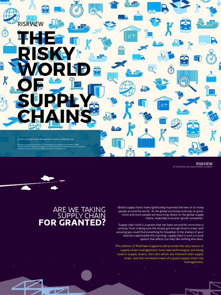Understanding Supply Chain Risks | PDF | Supply Chain | Enterprise ...