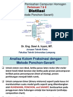 Modul 7 & 8 Kuliah Pemisahan Homogen