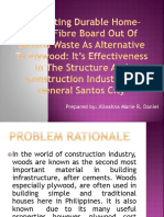 Project Proposal - Banana Fibre Board