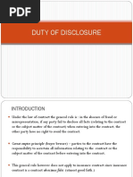 4 - Duty of Disclosure