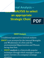 Internal Analysis Strategy Fall 2018