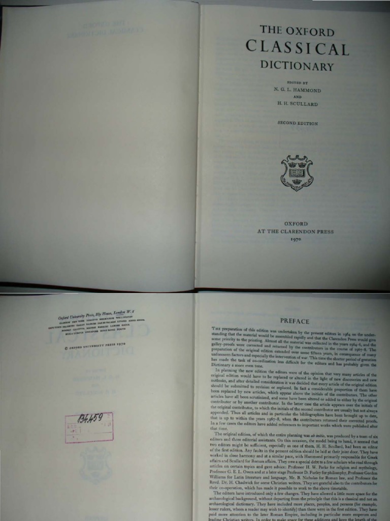 The oxford classical dictionary pdf business nature
