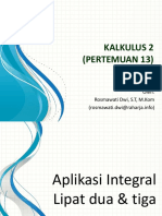 Kalkulus II (Pertemuan 13)