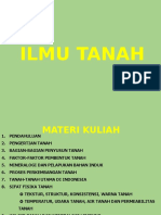 Dasar Dasar Ilmu Tanah