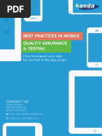 Best Practices in Mobile Quality Assurance and Testing PDF