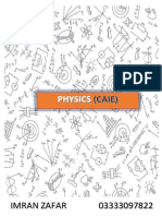 Cover Page Physics
