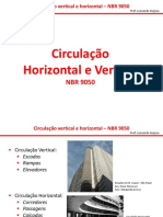 Circulação Vertical e Horizontal conforme NBR 9050