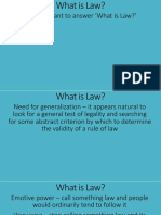 Is It Important To Answer What Is Law?'