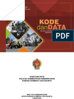 Kode Dan Data Wilayah Adm. Pemerintahan DIY Tahun 2018