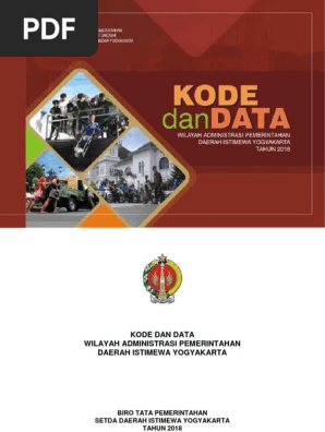 Kode Dan Data Wilayah Adm Pemerintahan Diy Tahun 2018 Pdf