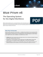 Blue Prism v6 Overview Data Sheet PDF