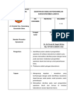 4. SPO Identifikasi Sebelum Pengambilan Darah