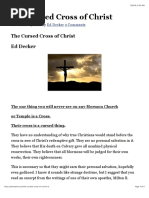The Cursed Cross of Christ