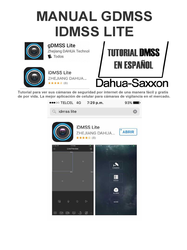 Manual Gdmss Idmss Lite | PDF | Aplicación movil | Ios