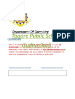Tagore Public School Chemistry Certificate for Mandeep Singh 2018