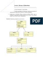 Exercícios de Herança e Polimorfismo