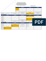 Horario B 2018