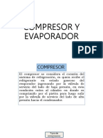 Compresores y Evaporadores