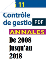 DCG 11 Annales de 2008 Jusqu'Au 2018