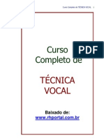 Oratoria Curso Completo de Tecnica Vocal