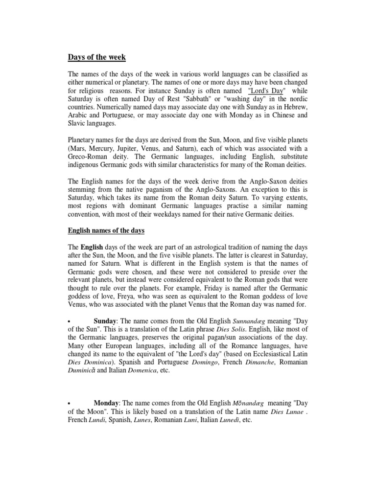Days PDF | PDF | Religion & Spirituality