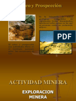 Categorias de Exploraciones Mineras