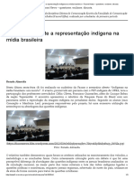 Reportagem - Seminário Discute A Representação Indígena Na Mídia Brasileira