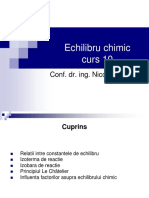 Curs 11 - Echilibru Chimic