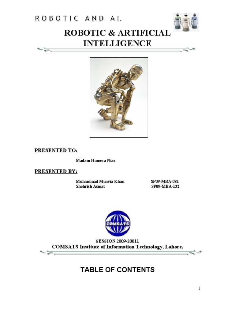 Understanding Robotics and AI Concepts | PDF | Robot | Robotics