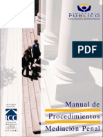Manual de Procedimientos Mediacion Penal PDF