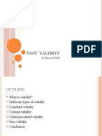 Test Validity: Understanding Construct, Content, Criterion & Face Validity