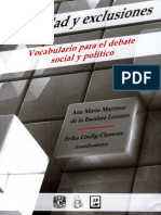 Alteridad y Exclusiones. Vocabulario para el debate social y político.