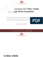 Housing Issues for Older Adults & People with Disabilities PowerPoint