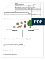 Examen BG 1º ESO Tema 1.1 PDF
