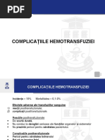 Hemotransfuzii 2 Complicații