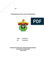 Makalah Pengenbangan Istilah-Istilah Epidemiologi