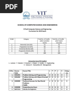 BTechCSE Curriculum