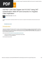 Core With Dapper and Vs 2017 Using JWT Authentication WEB API and Consume It in Angular2 Client Application - CodeProject