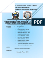 Universidad Nacional Daniel Alcides Carrión investigación metalogenética