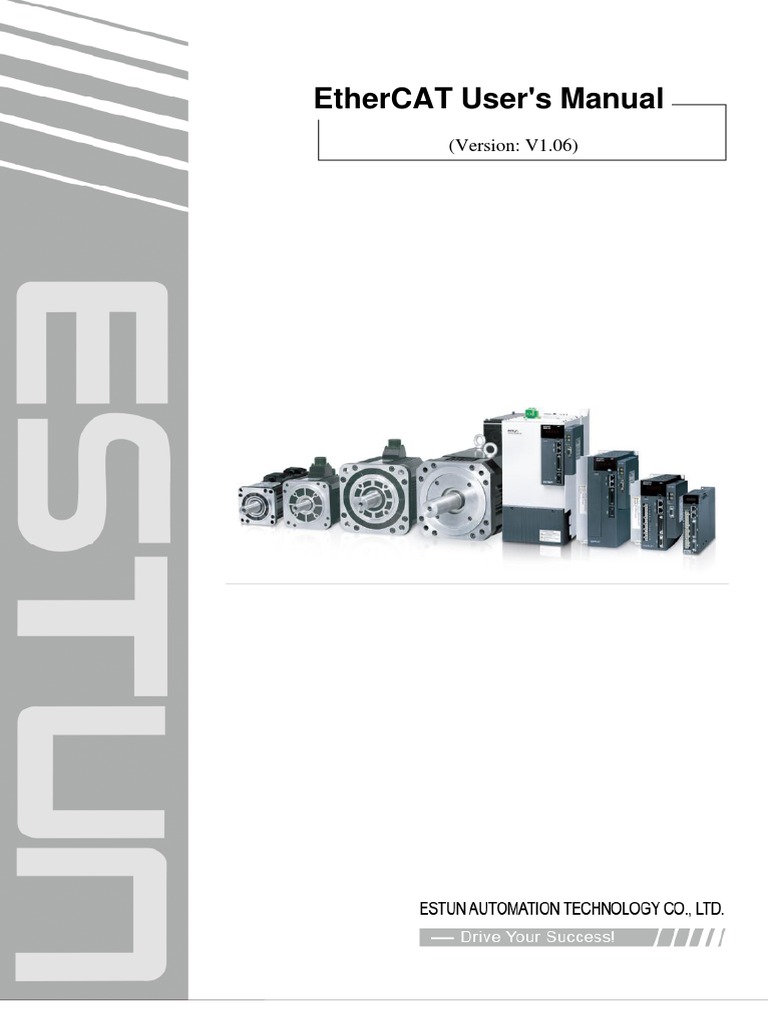 L011665 - EtherCAT User Manual - V1.06 - Vry Imp | PDF | Electrical ...