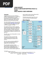 Com-5503Soft Ip/Tcp Clients/Udp/Arp/Ping Stack For 10gbe VHDL Source Code Overview