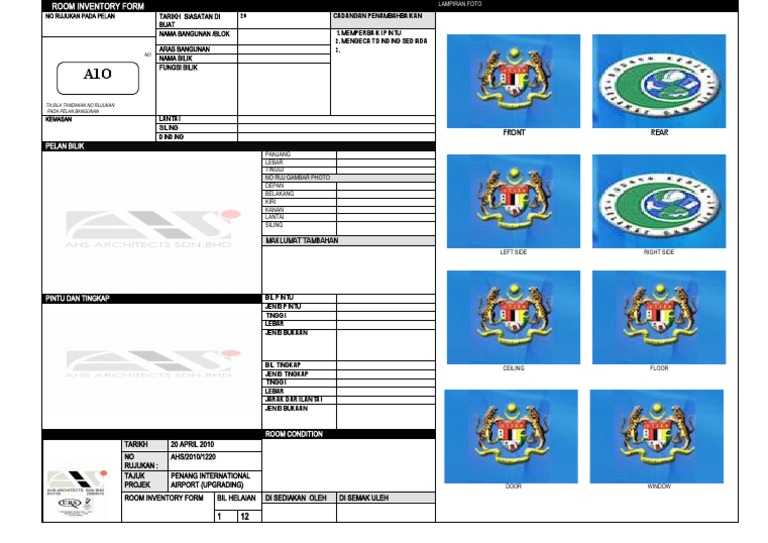 Room Inventory For1 | PDF