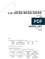 Copystar CS 3035 Parts Manual