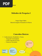 Método de Pesquisa em Ciencias Sociais