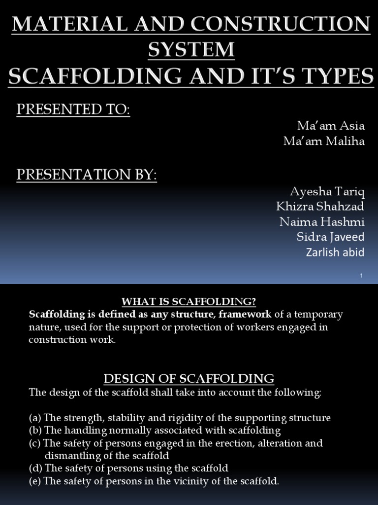 Scaffolding Ppt Edited Pdf Scaffolding Nature