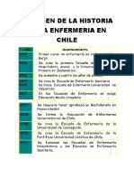 Resumen de La Historia de La Enfermeria en Chile