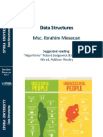 Data Structures: Msc. Ibrahim Mesecan