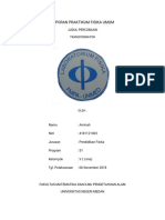 Laporan Praktikum Transformator PDF