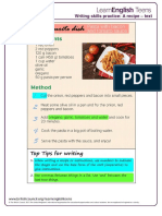 A Recipe - Text 3 PDF